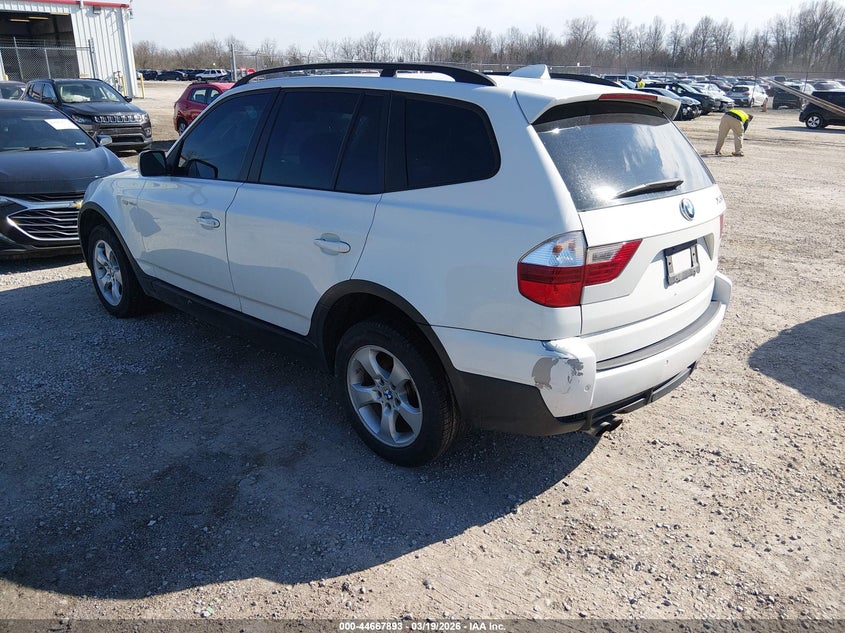 2007 BMW X3 VIN WBXPC93487WF15690 IAAI salvage auction — RIGHT FRONT, Salvage (Kentucky), sold $150 on 2026-07-06 (photo 3)