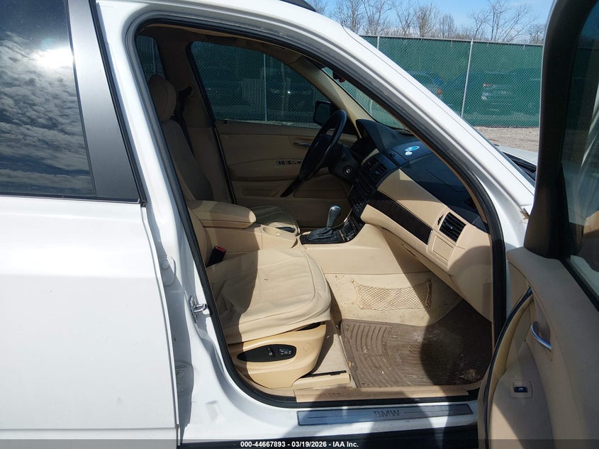 2007 BMW X3 VIN WBXPC93487WF15690 IAAI salvage auction — RIGHT FRONT, Salvage (Kentucky), sold $150 on 2026-07-06 (photo 5)