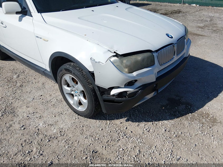 2007 BMW X3 VIN WBXPC93487WF15690 IAAI salvage auction — RIGHT FRONT, Salvage (Kentucky), sold $150 on 2026-07-06 (photo 6)