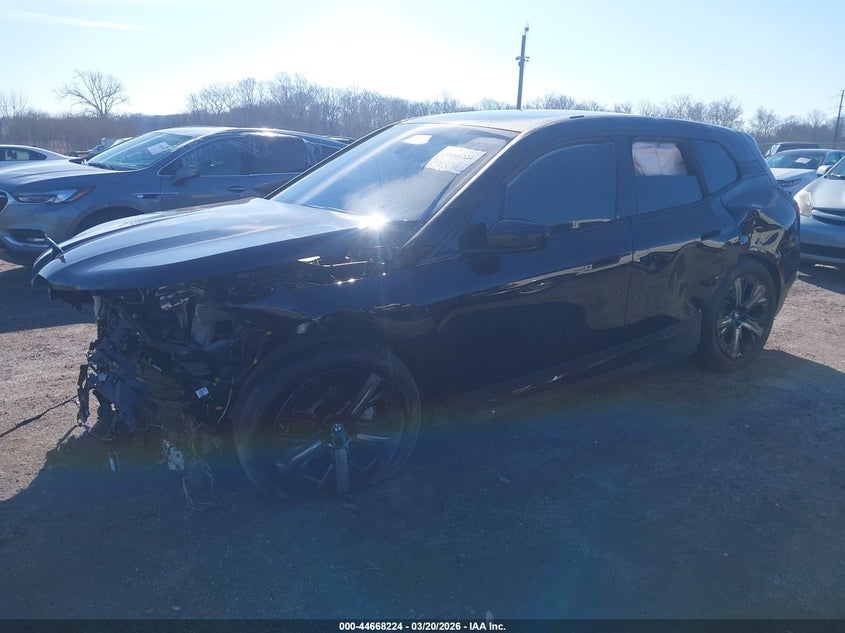 2025 BMW Ix VIN WB523CF08SCU44619 IAAI salvage auction — FRONT END, Salvage Title, sold $13,500 on 2026-07-13 (photo 2)