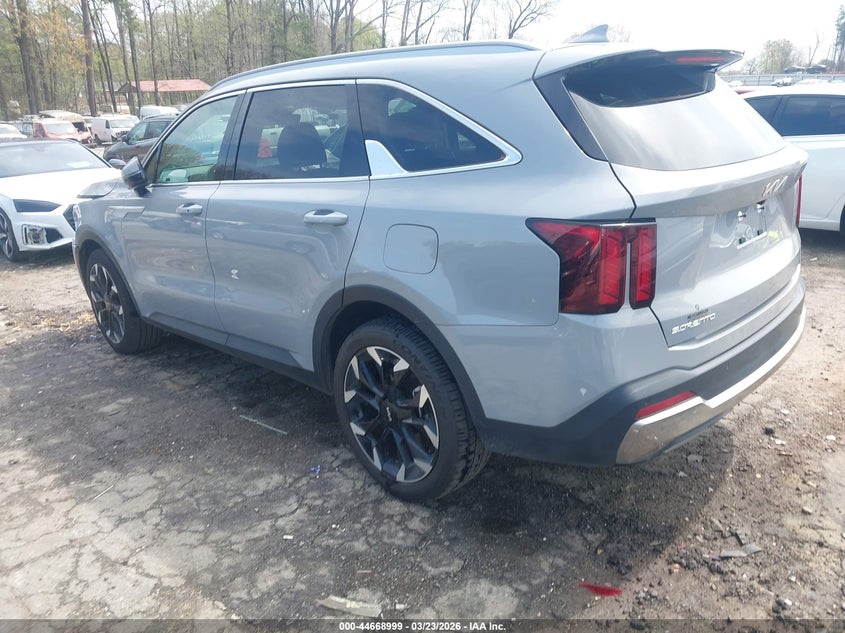 2025 Kia Sorento VIN 5XYRH4JF3SG362296 IAAI salvage auction — FRONT END, Wait Title, sold $14,600 on 2026-07-08 (photo 3)