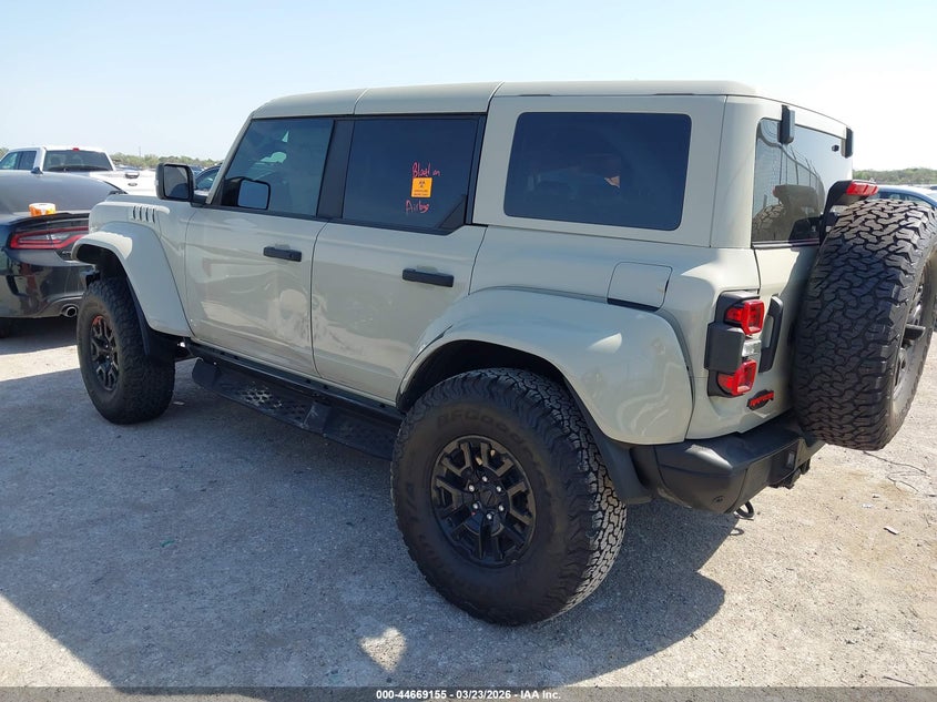 2025 Ford Bronco VIN 1FMEE0RR3SLA54575 IAAI salvage auction — Biohazard/Chemical, Salvage (Texas), sold $41,850 on 2026-05-11 (photo 3)