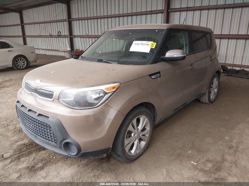 2014 Kia Soul VIN KNDJP3A53E7010970 IAAI salvage auction — REAR END, Wait Title, sold $2,050 on 2026-07-16 (photo 2)