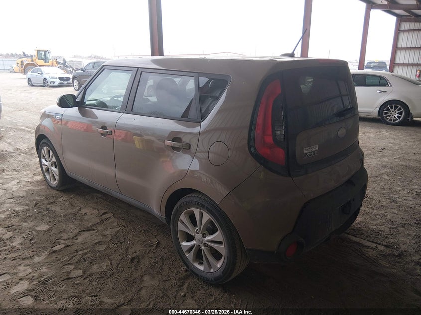 2014 Kia Soul VIN KNDJP3A53E7010970 IAAI salvage auction — REAR END, Wait Title, sold $2,050 on 2026-07-16 (photo 3)