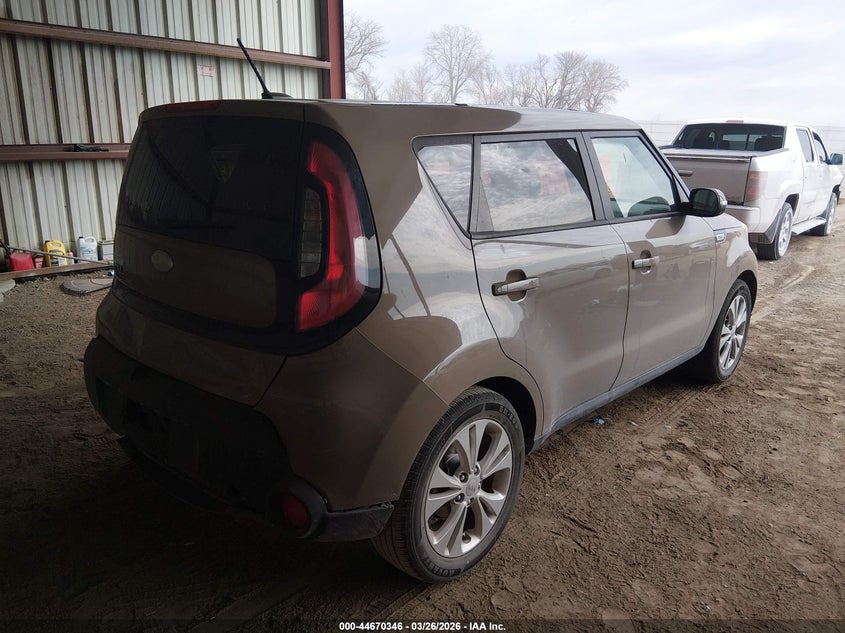 2014 Kia Soul VIN KNDJP3A53E7010970 IAAI salvage auction — REAR END, Wait Title, sold $2,050 on 2026-07-16 (photo 4)