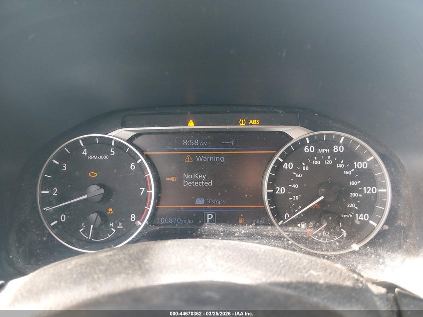 2019 Nissan Altima VIN 1N4BL4BV7KC234742 IAAI salvage auction — FRONT & REAR, Salvage (Montana), sold $1,850 on 2026-08-01 (photo 7)