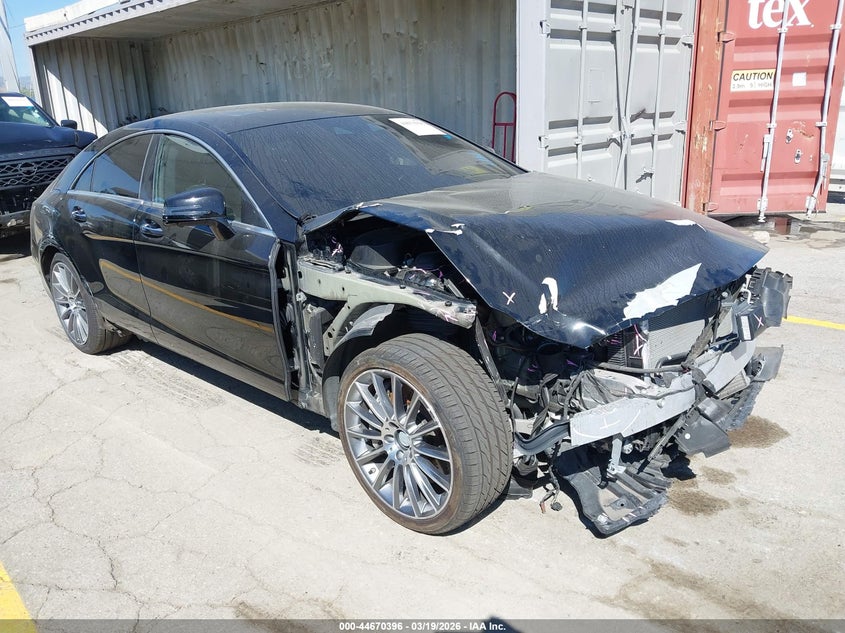 2018 Mercedes-benz Cls-klasse VIN WDDLJ7DB4JA206549 IAAI salvage auction — FRONT END, Salvage Title (California), sold $8,550 on 2026-07-08 (photo 1)