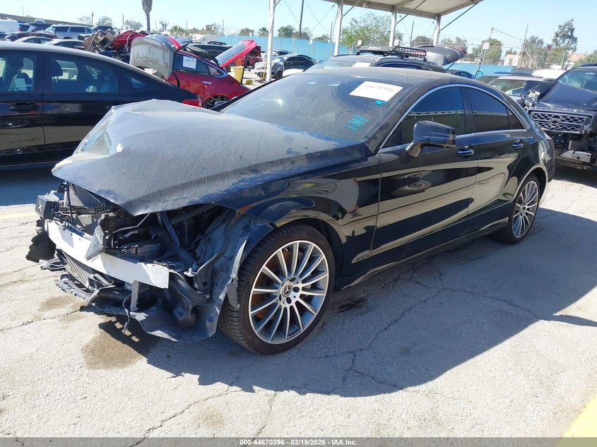 2018 Mercedes-benz Cls-klasse VIN WDDLJ7DB4JA206549 IAAI salvage auction — FRONT END, Salvage Title (California), sold $8,550 on 2026-07-08 (photo 2)