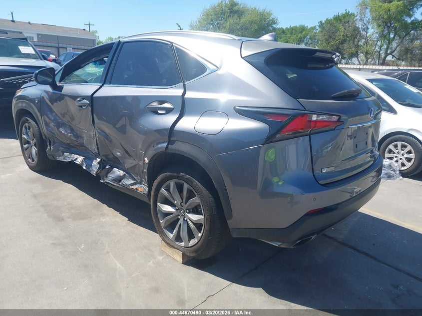 2016 Lexus Nx 200t VIN JTJYARBZ4G2027505 IAAI salvage auction — ROLLOVER, Salvage (Texas), sold $2,950 on 2026-07-28 (photo 3)
