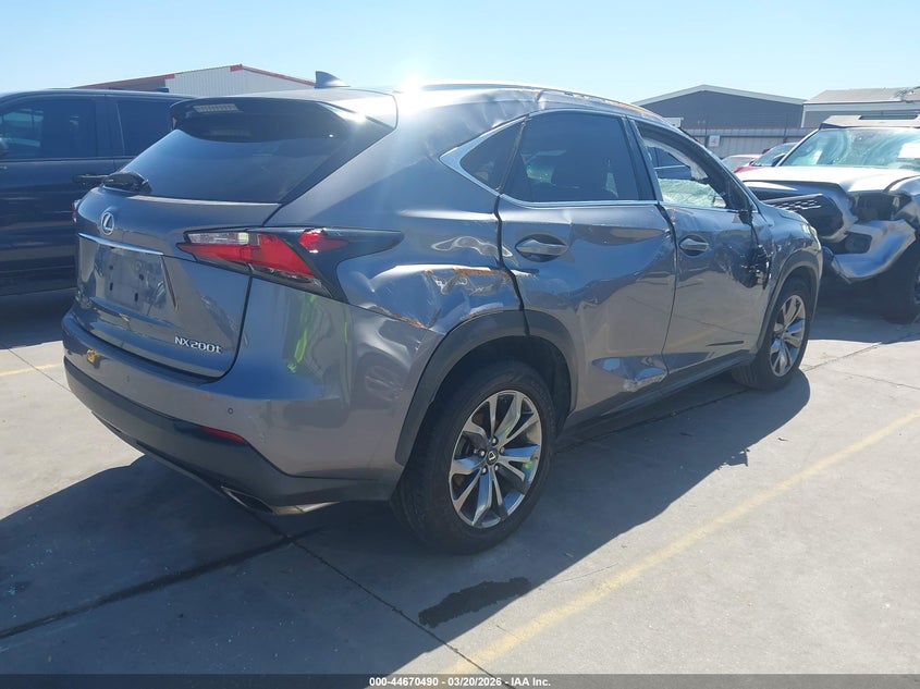 2016 Lexus Nx 200t VIN JTJYARBZ4G2027505 IAAI salvage auction — ROLLOVER, Salvage (Texas), sold $2,950 on 2026-07-28 (photo 4)