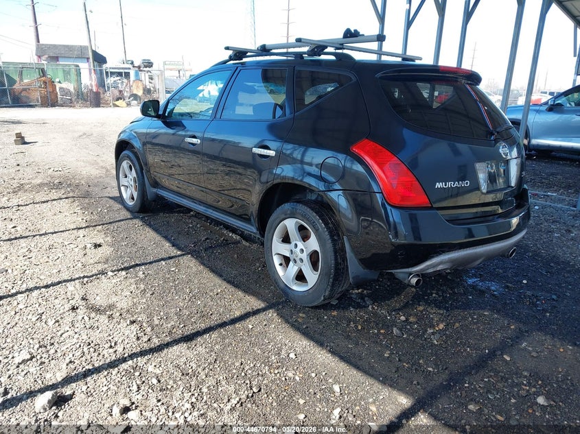 2005 Nissan Murano VIN JN8AZ08WX5W402250 IAAI salvage auction — RIGHT FRONT, Salvage (Delaware), sold $275 on 2026-07-20 (photo 3)