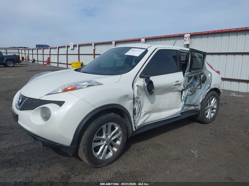2013 Nissan Juke VIN JN8AF5MV8DT226639 IAAI salvage auction — LEFT REAR, Salvage Title, sold $500 on 2026-07-07 (photo 2)
