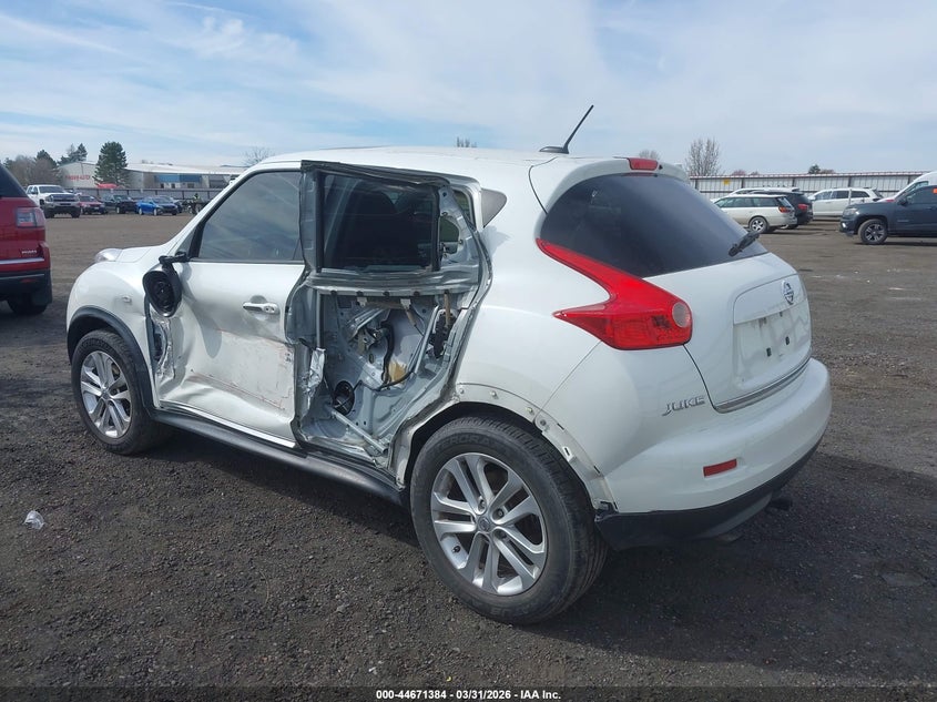 2013 Nissan Juke VIN JN8AF5MV8DT226639 IAAI salvage auction — LEFT REAR, Salvage Title, sold $500 on 2026-07-07 (photo 3)