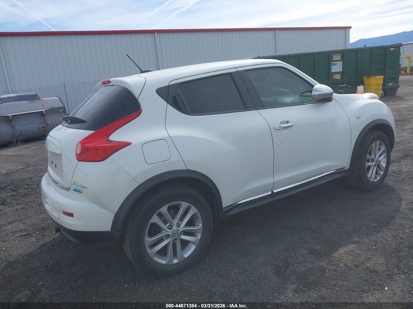 2013 Nissan Juke VIN JN8AF5MV8DT226639 IAAI salvage auction — LEFT REAR, Salvage Title, sold $500 on 2026-07-07 (photo 4)