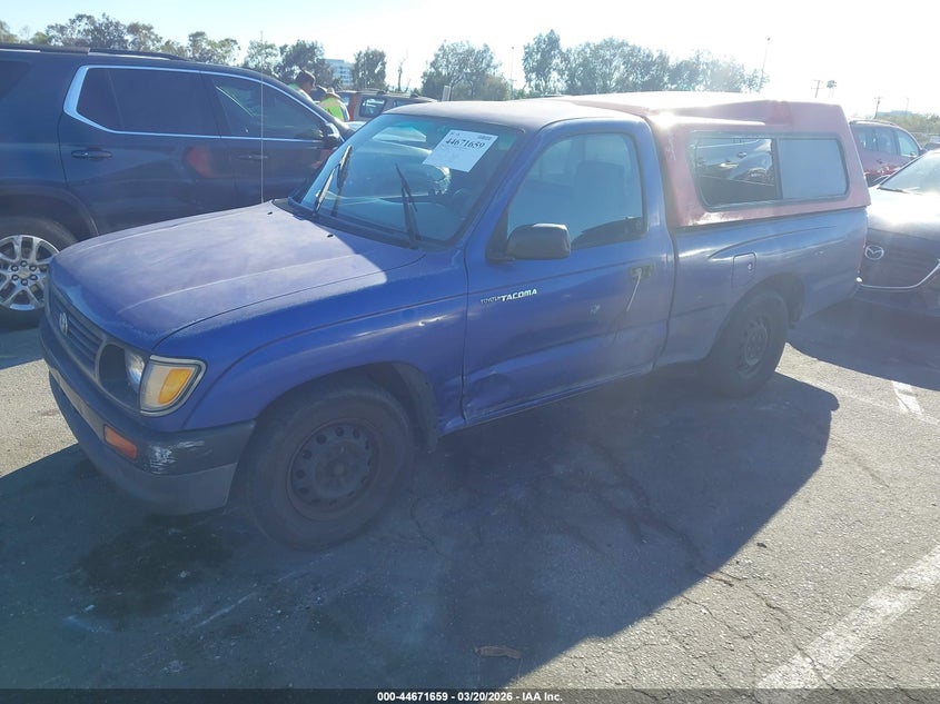 1996 Toyota Tacoma VIN 4TANL42N9TZ157390 IAAI salvage auction — RIGHT SIDE, Salvage (California), sold $1,050 on 2026-07-09 (photo 2)