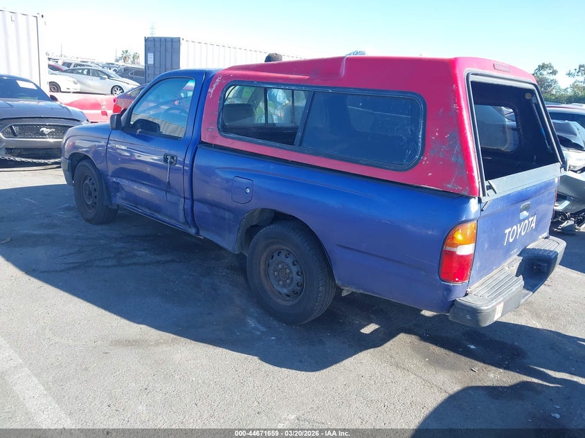 1996 Toyota Tacoma VIN 4TANL42N9TZ157390 IAAI salvage auction — RIGHT SIDE, Salvage (California), sold $1,050 on 2026-07-09 (photo 3)