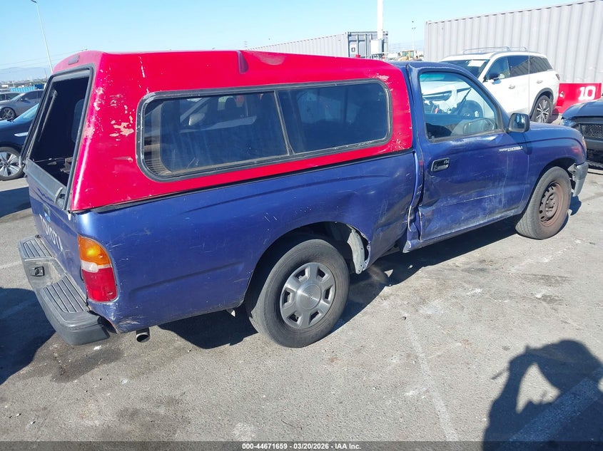 1996 Toyota Tacoma VIN 4TANL42N9TZ157390 IAAI salvage auction — RIGHT SIDE, Salvage (California), sold $1,050 on 2026-07-09 (photo 4)