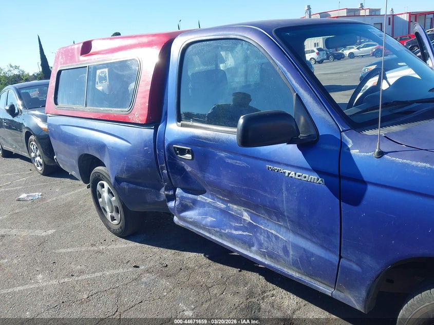 1996 Toyota Tacoma VIN 4TANL42N9TZ157390 IAAI salvage auction — RIGHT SIDE, Salvage (California), sold $1,050 on 2026-07-09 (photo 6)