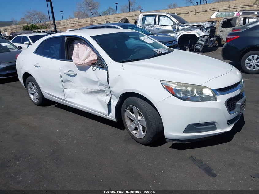2016 Chevrolet Malibu VIN 1G11C5SA4GF154001 IAAI salvage auction — LEFT & RIGHT, Salvage Title, sold $825 on 2026-07-10 (photo 1)