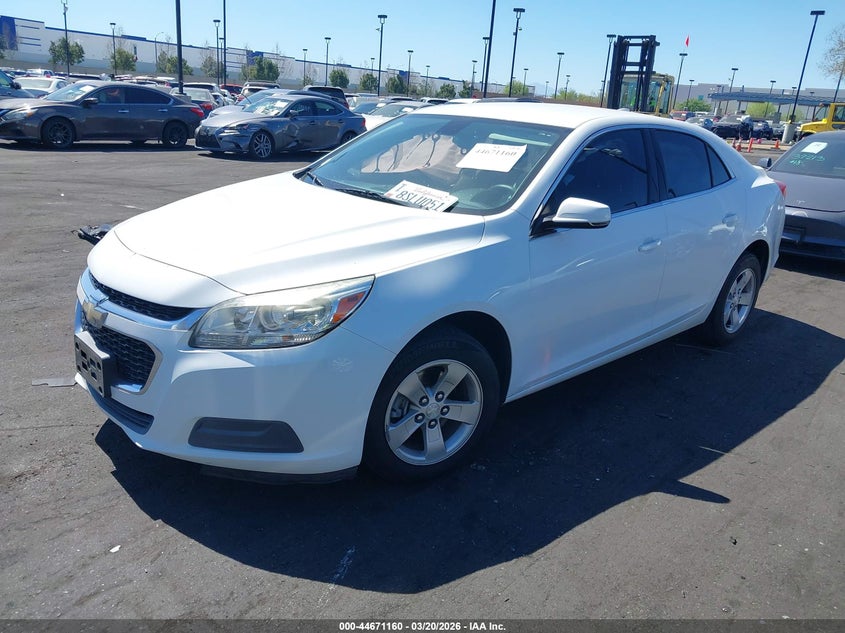 2016 Chevrolet Malibu VIN 1G11C5SA4GF154001 IAAI salvage auction — LEFT & RIGHT, Salvage Title, sold $825 on 2026-07-10 (photo 2)