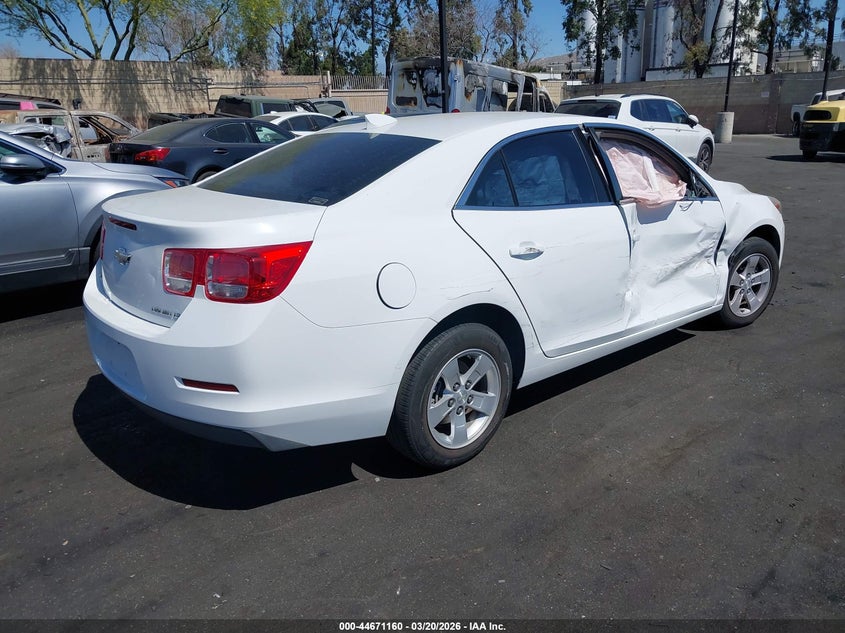 2016 Chevrolet Malibu VIN 1G11C5SA4GF154001 IAAI salvage auction — LEFT & RIGHT, Salvage Title, sold $825 on 2026-07-10 (photo 4)