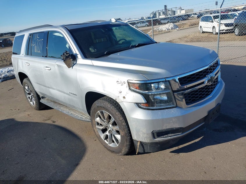 2018 Chevrolet Tahoe VIN 1GNSKBKCXJR180727 IAAI salvage auction — RIGHT SIDE, Salvage Title, sold $5,050 on 2026-08-03 (photo 1)