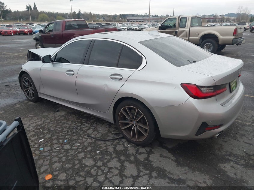 2019 BMW 3er VIN WBA5R1C5XKAK09460 IAAI salvage auction — FRONT END, Salvage (Oregon), sold $3,550 on 2026-08-08 (photo 3)