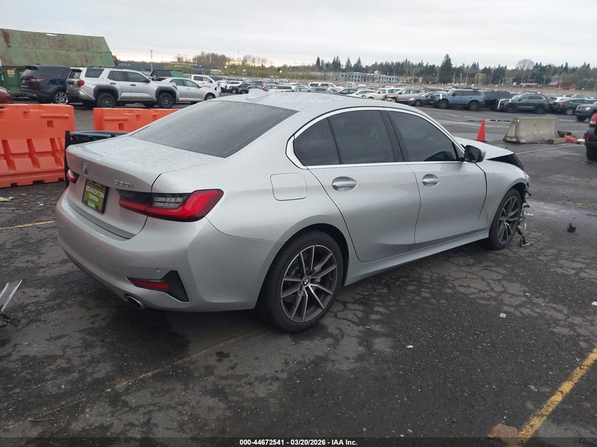 2019 BMW 3er VIN WBA5R1C5XKAK09460 IAAI salvage auction — FRONT END, Salvage (Oregon), sold $3,550 on 2026-08-08 (photo 4)