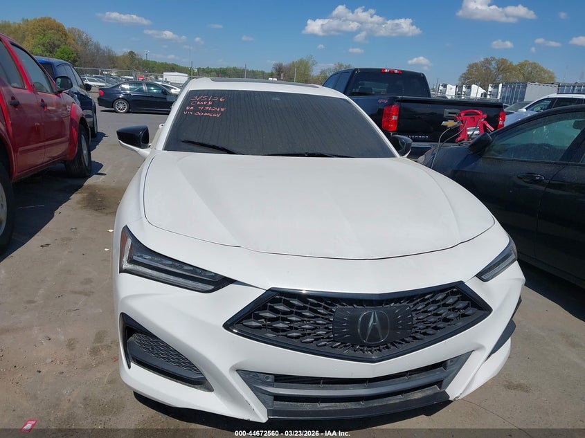 2021 Acura Tlx VIN 19UUB6F56MA002564 IAAI salvage auction — THEFT, Salvage (South Carolina), sold $12,100 on 2026-07-16 (photo 6)