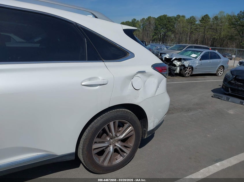 2015 Lexus Rx VIN 2T2ZK1BA4FC191283 IAAI salvage auction — LEFT SIDE, Salvage Title, sold $7,550 on 2026-09-10 (photo 6)