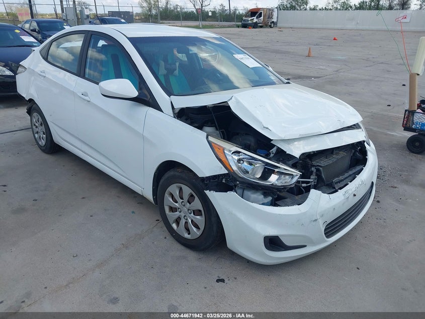 2016 Hyundai Accent VIN KMHCT4AE6GU051538 IAAI salvage auction — FRONT & REAR, Salvage (Texas), sold $1,175 on 2026-07-31 (photo 1)