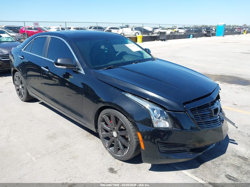 2017 Cadillac Ats VIN 1G6AB5RX9H0144267 IAAI salvage auction — LEFT FRONT, Original (Texas), sold $3,050 on 2026-07-09 (photo 1)