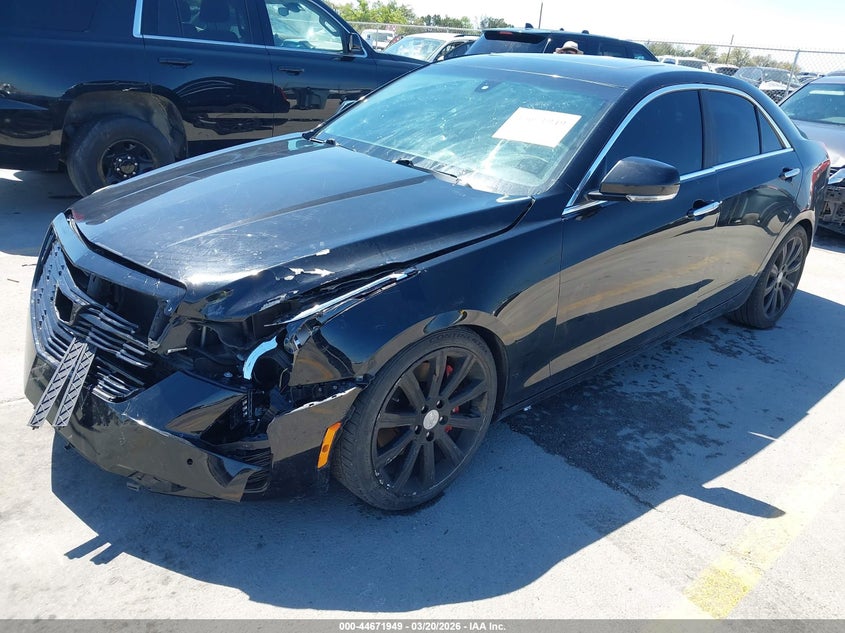 2017 Cadillac Ats VIN 1G6AB5RX9H0144267 IAAI salvage auction — LEFT FRONT, Original (Texas), sold $3,050 on 2026-07-09 (photo 2)
