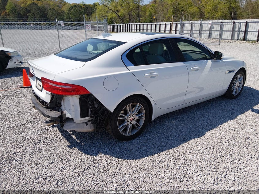 2017 Jaguar Xe VIN SAJAD4BGXHA947466 IAAI salvage auction — LEFT REAR, Salvage (Alabama), sold $1,025 on 2026-07-09 (photo 4)