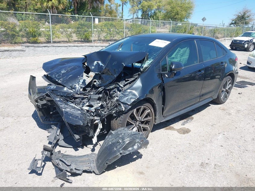 2020 Toyota Corolla VIN JTDS4RCE1LJ007093 IAAI salvage auction — FRONT END, Certificate Of Destruction (Florida), sold $2,450 on 2026-07-16 (photo 2)