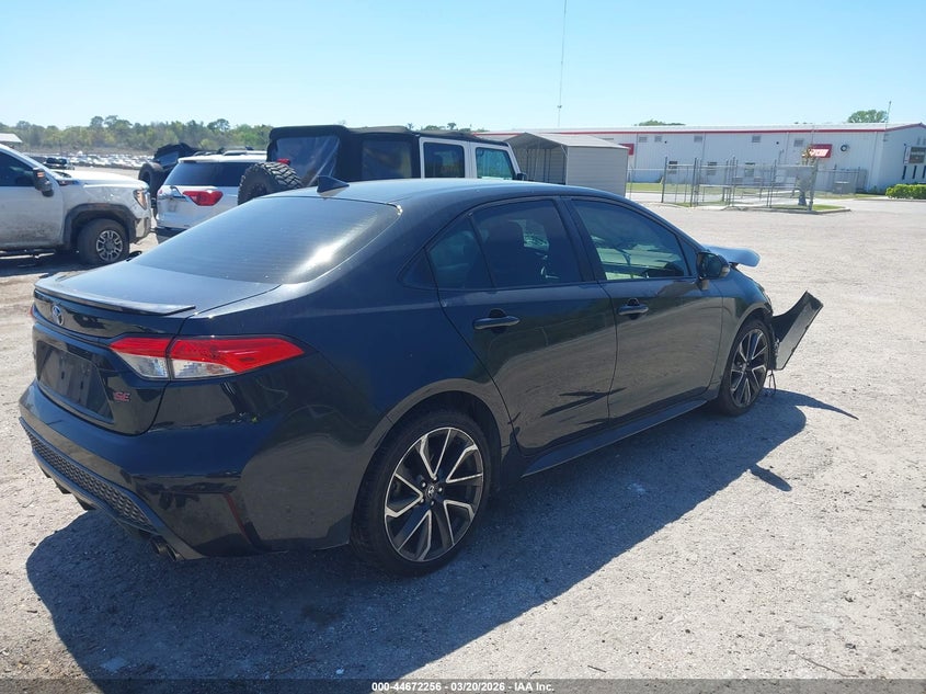 2020 Toyota Corolla VIN JTDS4RCE1LJ007093 IAAI salvage auction — FRONT END, Certificate Of Destruction (Florida), sold $2,450 on 2026-07-16 (photo 4)