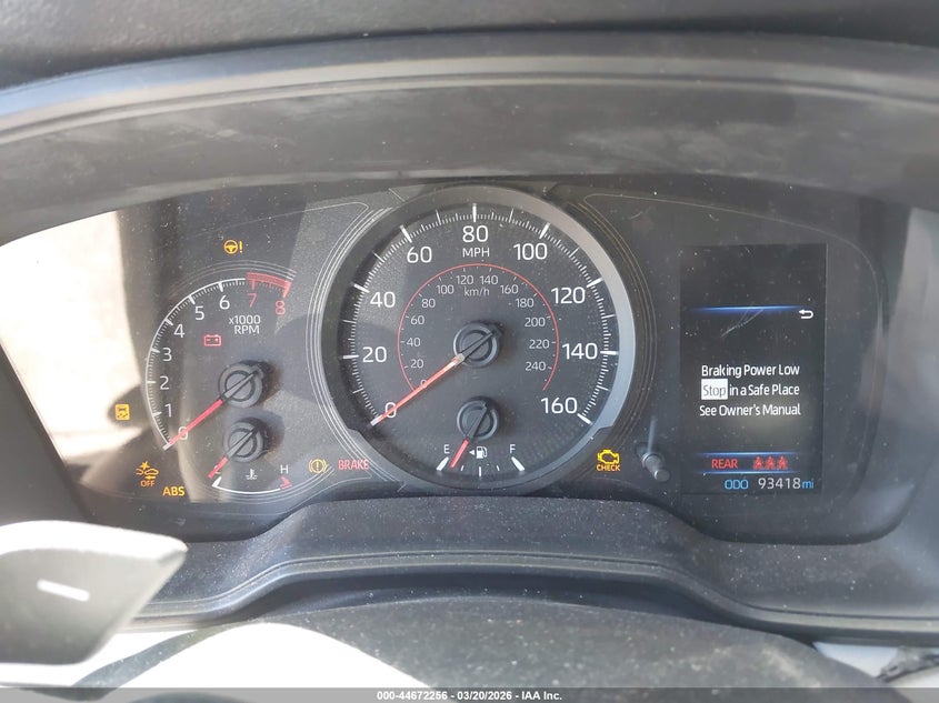 2020 Toyota Corolla VIN JTDS4RCE1LJ007093 IAAI salvage auction — FRONT END, Certificate Of Destruction (Florida), sold $2,450 on 2026-07-16 (photo 7)