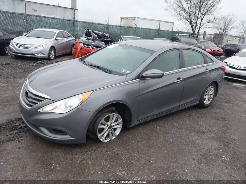 2013 Hyundai Sonata VIN 5NPEB4ACXDH699310 IAAI salvage auction — SIDE, Salvage (Pennsylvania), sold $1,200 on 2026-07-17 (photo 2)