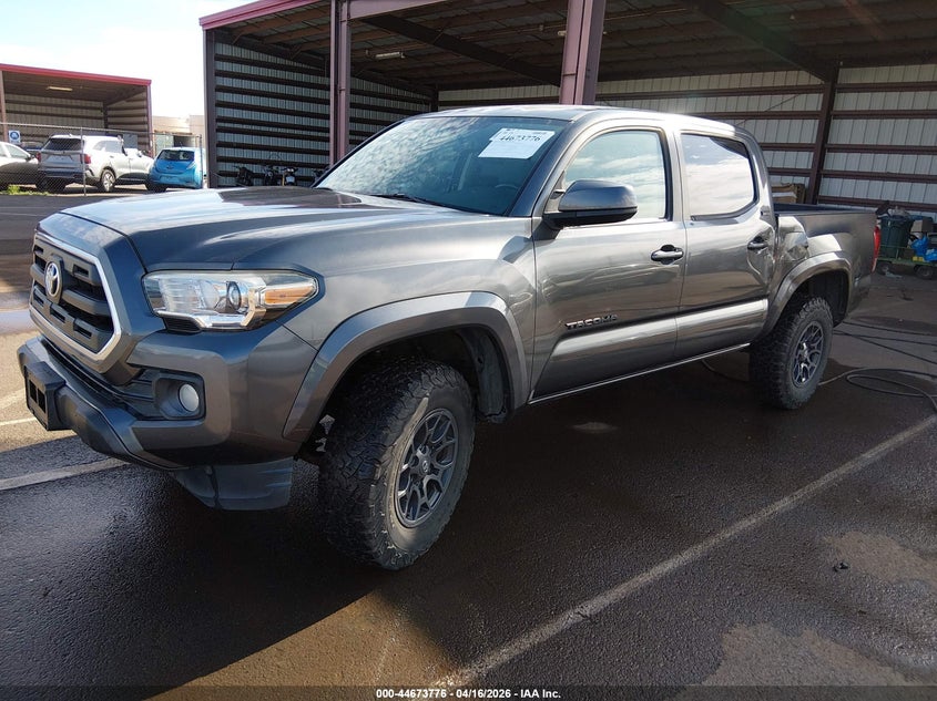 2017 Toyota Tacoma VIN 3TMAZ5CN0HM052123 IAAI salvage auction — LEFT REAR, Wait Title, sold $10,000 on 2026-08-25 (photo 2)