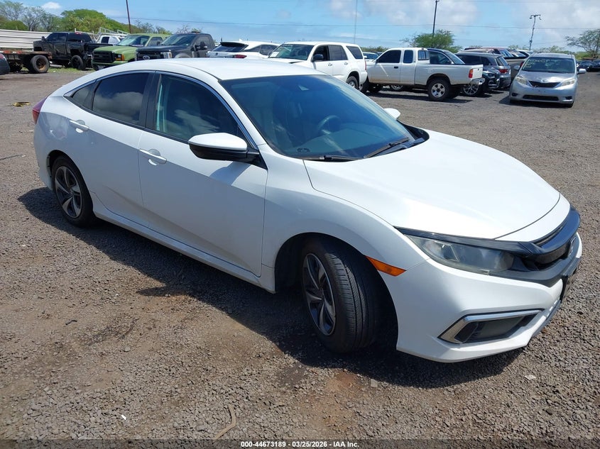 2020 Honda Civic VIN 19XFC2F6XLE007770 IAAI salvage auction — FRESH WATER, Salvage (Hawaii), sold $1,325 on 2026-07-21 (photo 1)