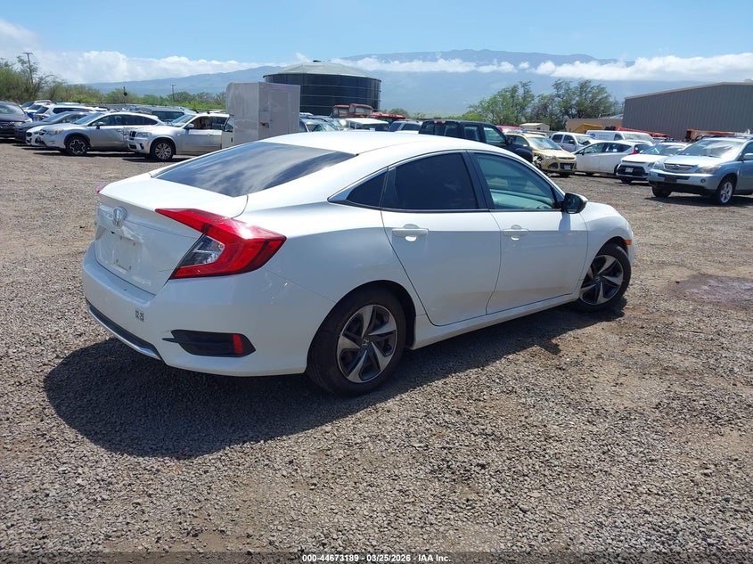 2020 Honda Civic VIN 19XFC2F6XLE007770 IAAI salvage auction — FRESH WATER, Salvage (Hawaii), sold $1,325 on 2026-07-21 (photo 4)