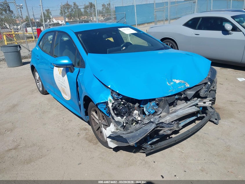 2019 Toyota Corolla VIN JTNK4RBE1K3034780 IAAI salvage auction — FRONT END, Salvage (California), sold $2,150 on 2026-07-22 (photo 1)