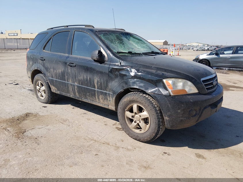 2008 Kia Sorento VIN KNDJC735685798465 IAAI salvage auction — RIGHT SIDE, Salvage (Kansas), sold $25 on 2026-07-10 (photo 1)