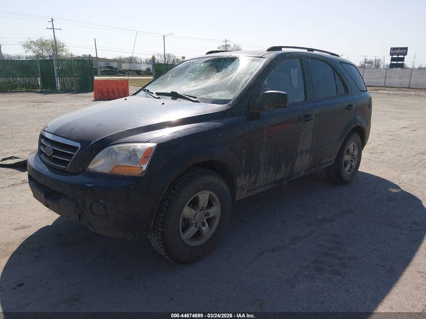 2008 Kia Sorento VIN KNDJC735685798465 IAAI salvage auction — RIGHT SIDE, Salvage (Kansas), sold $25 on 2026-07-10 (photo 2)