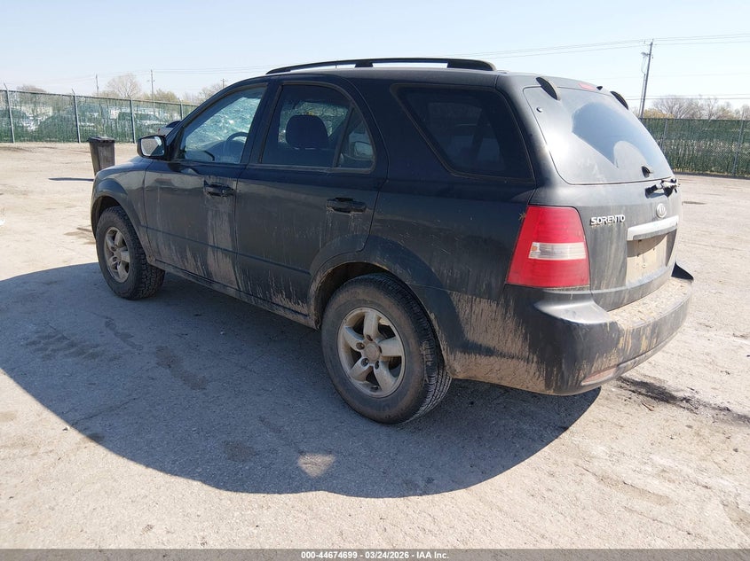 2008 Kia Sorento VIN KNDJC735685798465 IAAI salvage auction — RIGHT SIDE, Salvage (Kansas), sold $25 on 2026-07-10 (photo 3)