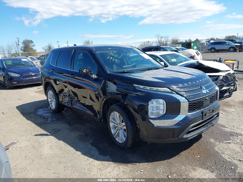 2022 Mitsubishi Outlander VIN JA4J3TA85NZ014975 IAAI salvage auction — RIGHT SIDE, Salvage (West Virginia), sold $4,150 on 2026-07-28 (photo 1)