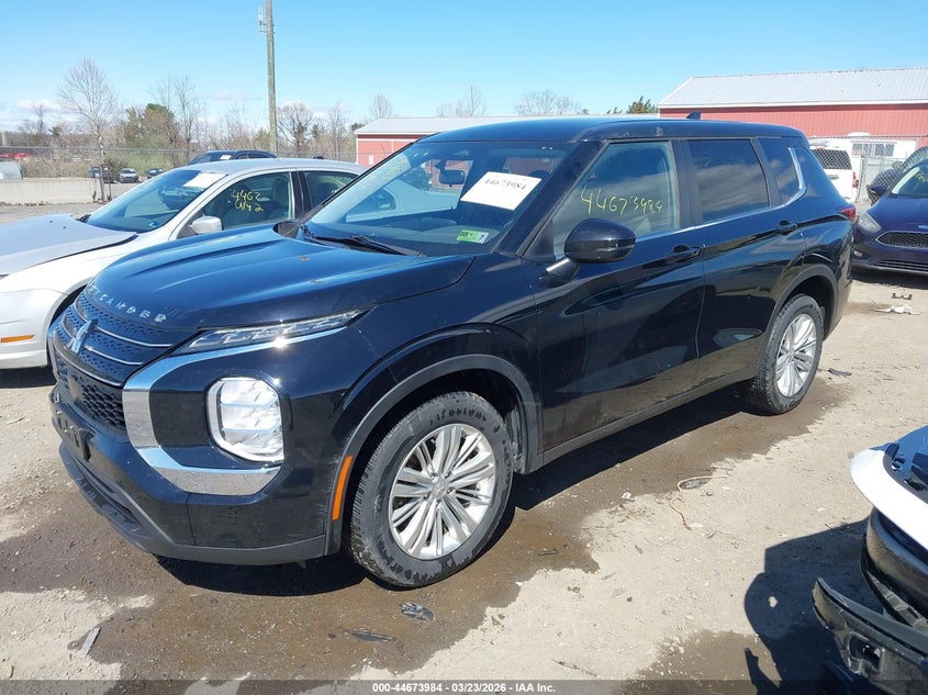 2022 Mitsubishi Outlander VIN JA4J3TA85NZ014975 IAAI salvage auction — RIGHT SIDE, Salvage (West Virginia), sold $4,150 on 2026-07-28 (photo 2)