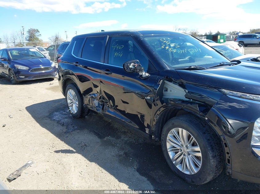 2022 Mitsubishi Outlander VIN JA4J3TA85NZ014975 IAAI salvage auction — RIGHT SIDE, Salvage (West Virginia), sold $4,150 on 2026-07-28 (photo 6)