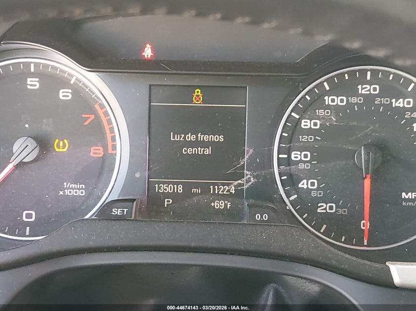 2012 Audi A4 VIN WAUEFAFL6CN018003 IAAI salvage auction — REAR END, Salvage Title, sold $450 on 2026-07-20 (photo 7)
