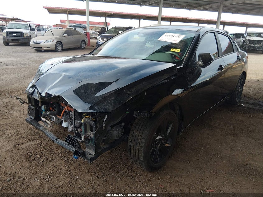 2023 Hyundai Elantra VIN KMHLM4AJ2PU041521 IAAI salvage auction — FRONT END, Salvage (New Mexico), sold $525 on 2026-07-28 (photo 2)